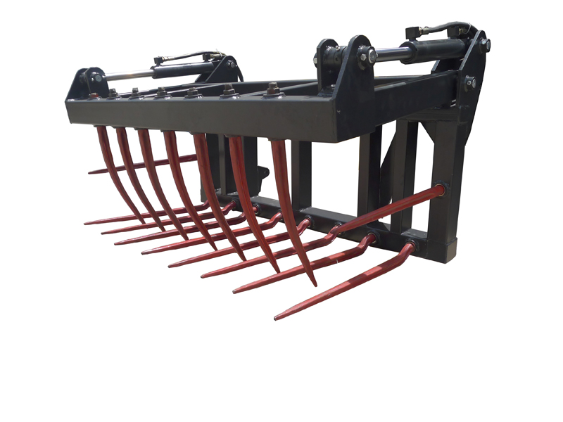 Hydraulisk silograbb for landbruket — Fronttraktor for gårdsdrift