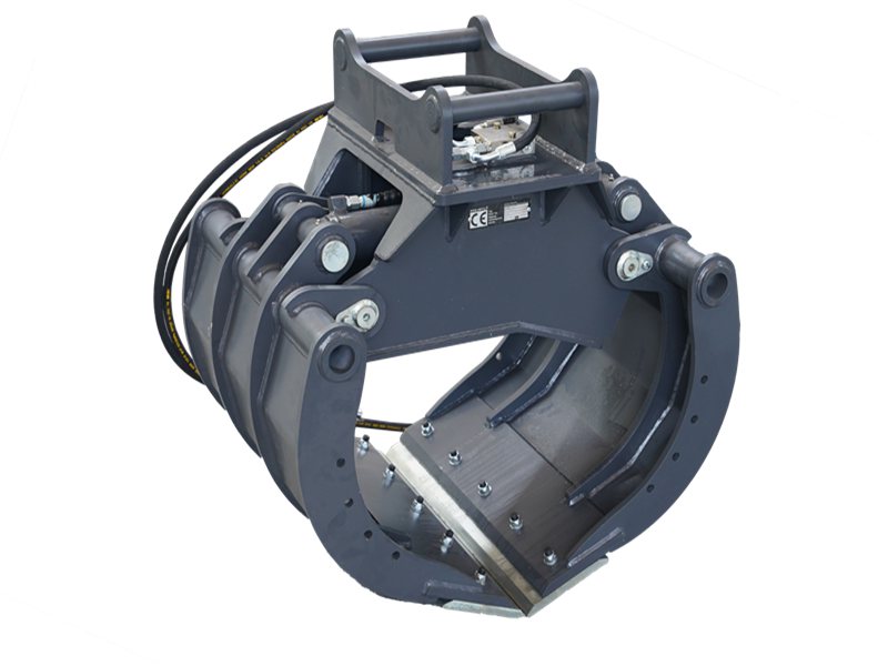 Gravemaskin skogbruk tømmerklo