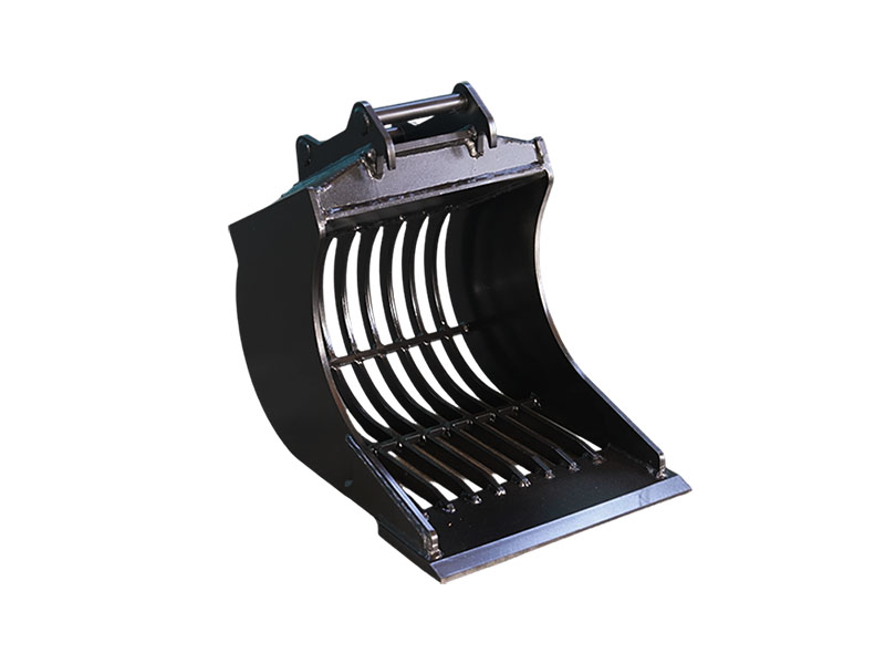 Lite verktøy, stor effekt – Mini-skjelettbøtta med stein som fremskynder sikting og utgraving