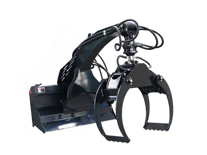 Traktormontert tømmerklo: Kraft, presisjon og allsidighet for skogbruk og gårdsarbeid