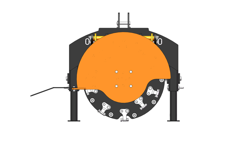 Nytt produkt - 3-punkts PTO-stubbefreser for traktor på 15–45 hk