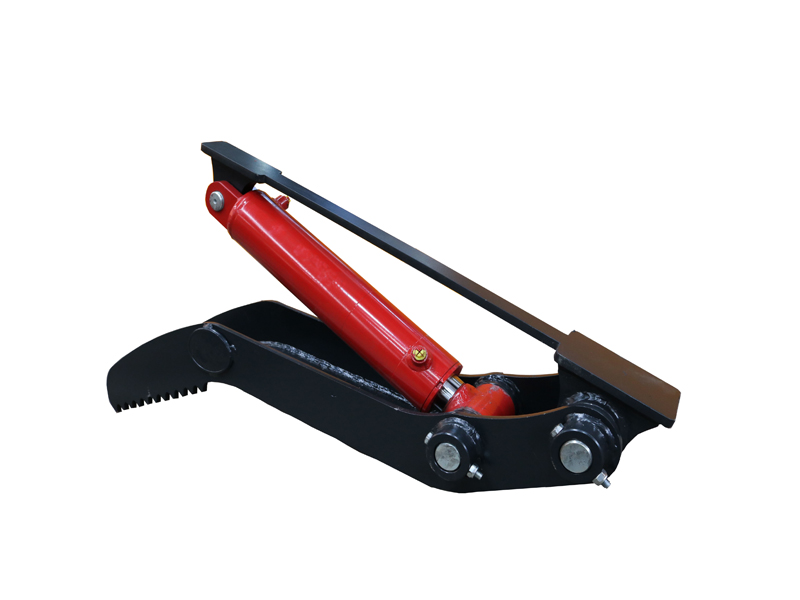 Hydraulisk gravemaskin tommelen