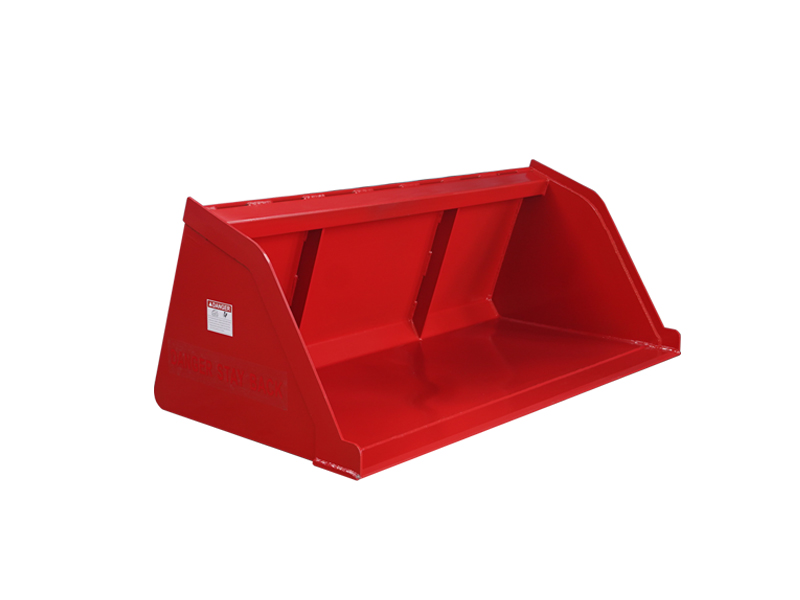 Oppgrader din mini-skid steer med snø-/mulchskuffe